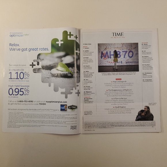 Time Russia Lot - Czar May 19 2014 + This Land Is My Land March 31 2014 Magazine - Picture 12 of 16